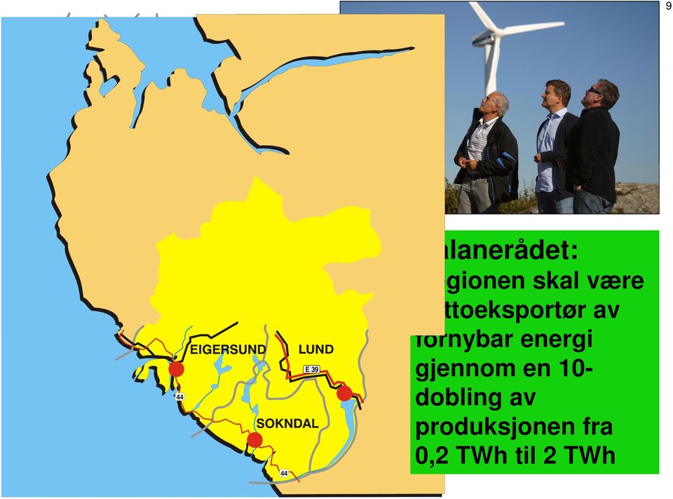 energi gjennom en 10- dobling