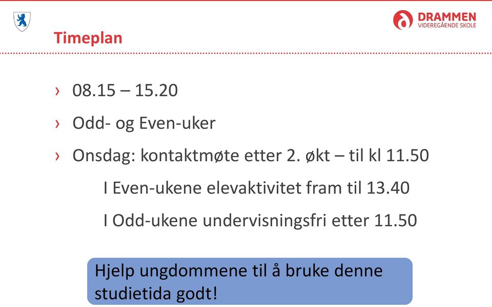 økt til kl 11.