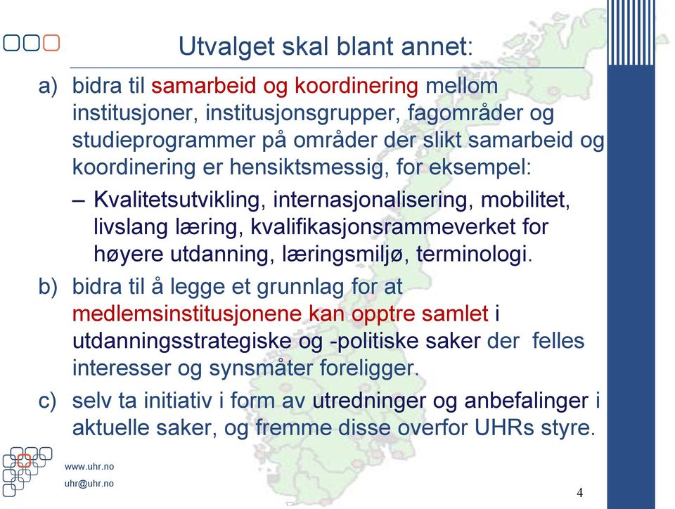 høyere utdanning, læringsmiljø, terminologi.