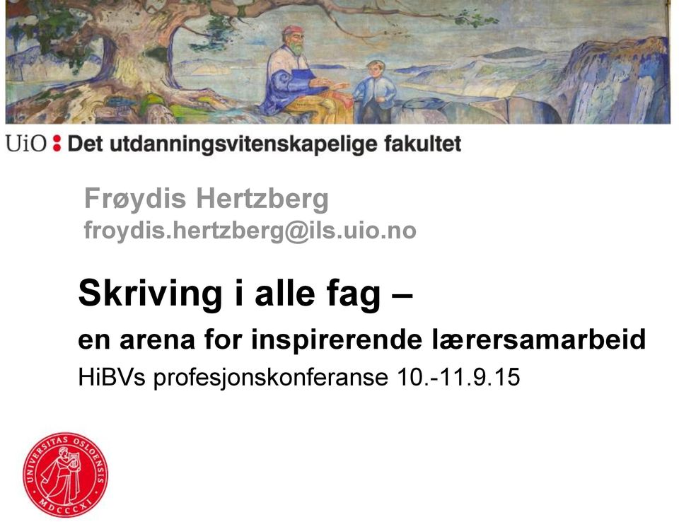 no Skriving i alle fag en arena for