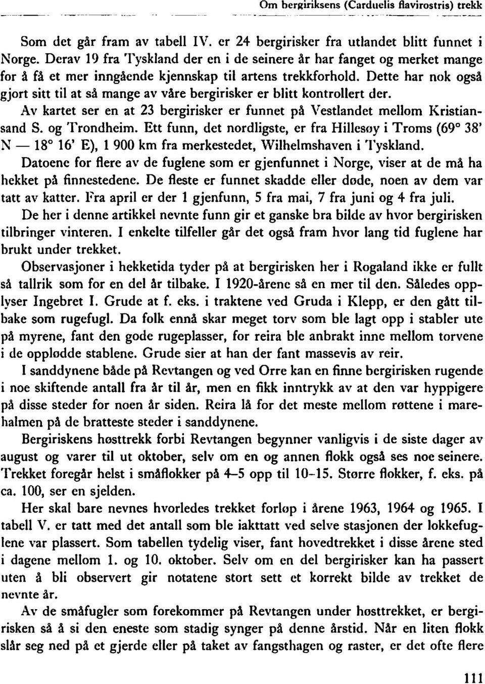 Dette har nok også gjort sitt til at så mange a åre bergirisker er blitt kontrollert der. A kartet ser en at 23 bergirisker er funnet på estlandet mellom Kristiansand S. og Trondheim.