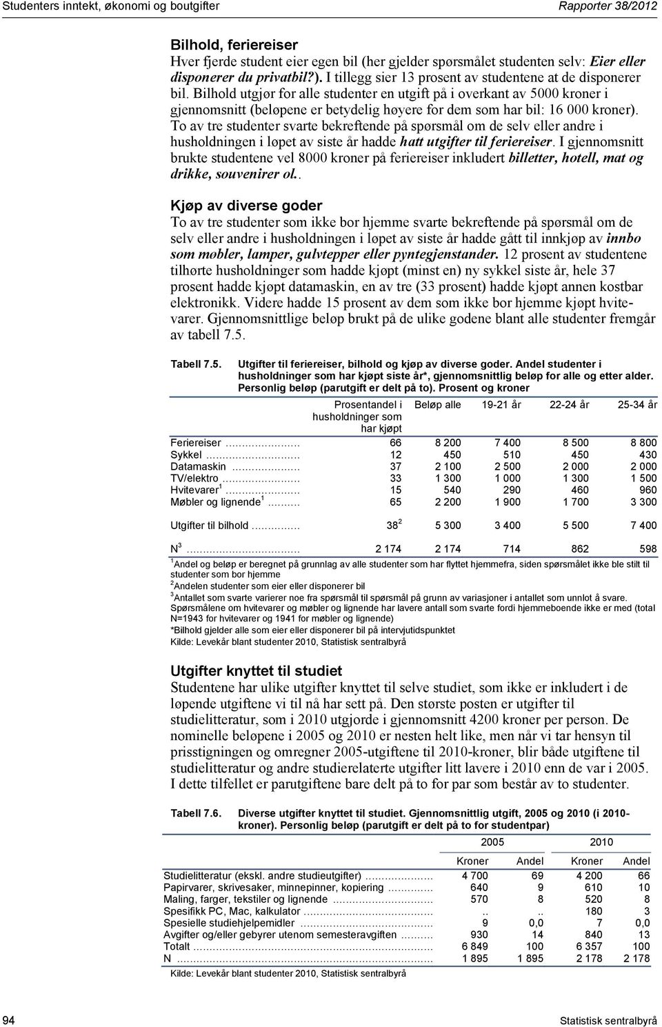 Bilhold utgjør for alle studenter en utgift på i overkant av 5000 kroner i gjennomsnitt (beløpene er betydelig høyere for dem som har bil: 16 000 kroner).