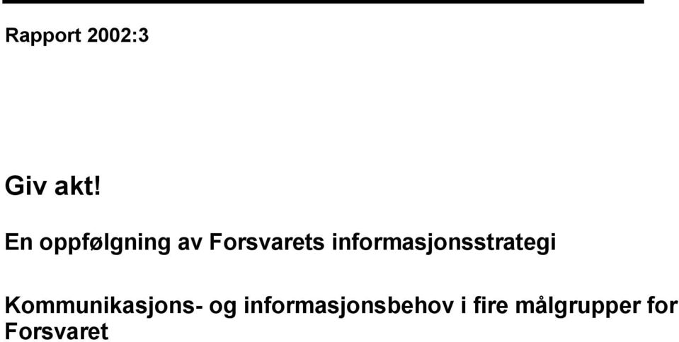 informasjonsstrategi