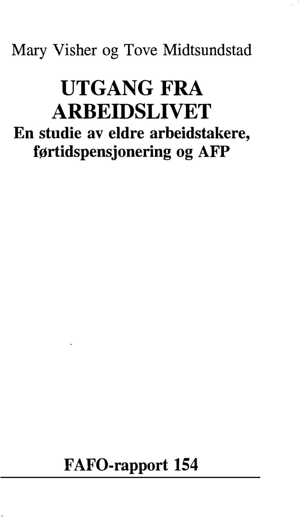 av eldre arbeidstakere,