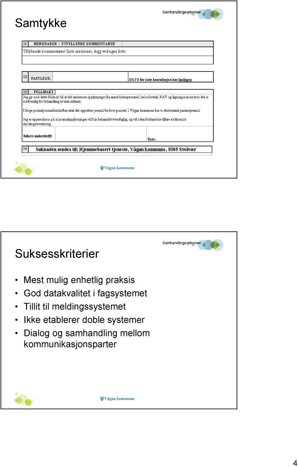 til meldingssystemet Ikke etablerer doble