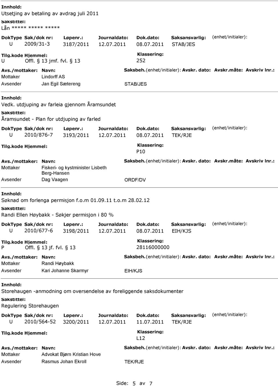 ORDF/DV Søknad om forlenga permisjon f.o.m 01.09.11 t.o.m 28.02.12 Randi Ellen Høybakk - Søkjer permisjon i 80 % 2010/677-6 3198/2011 Offl. 13 jf. fvl.