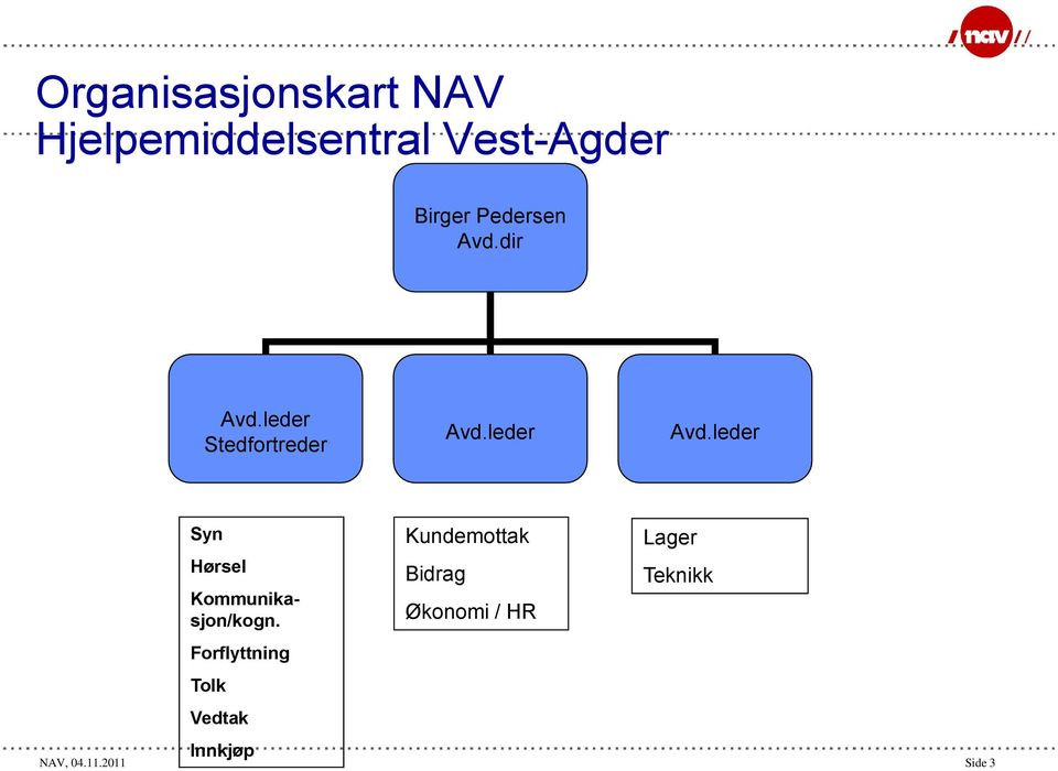 leder Syn Hørsel Kommunikasjon/kogn.