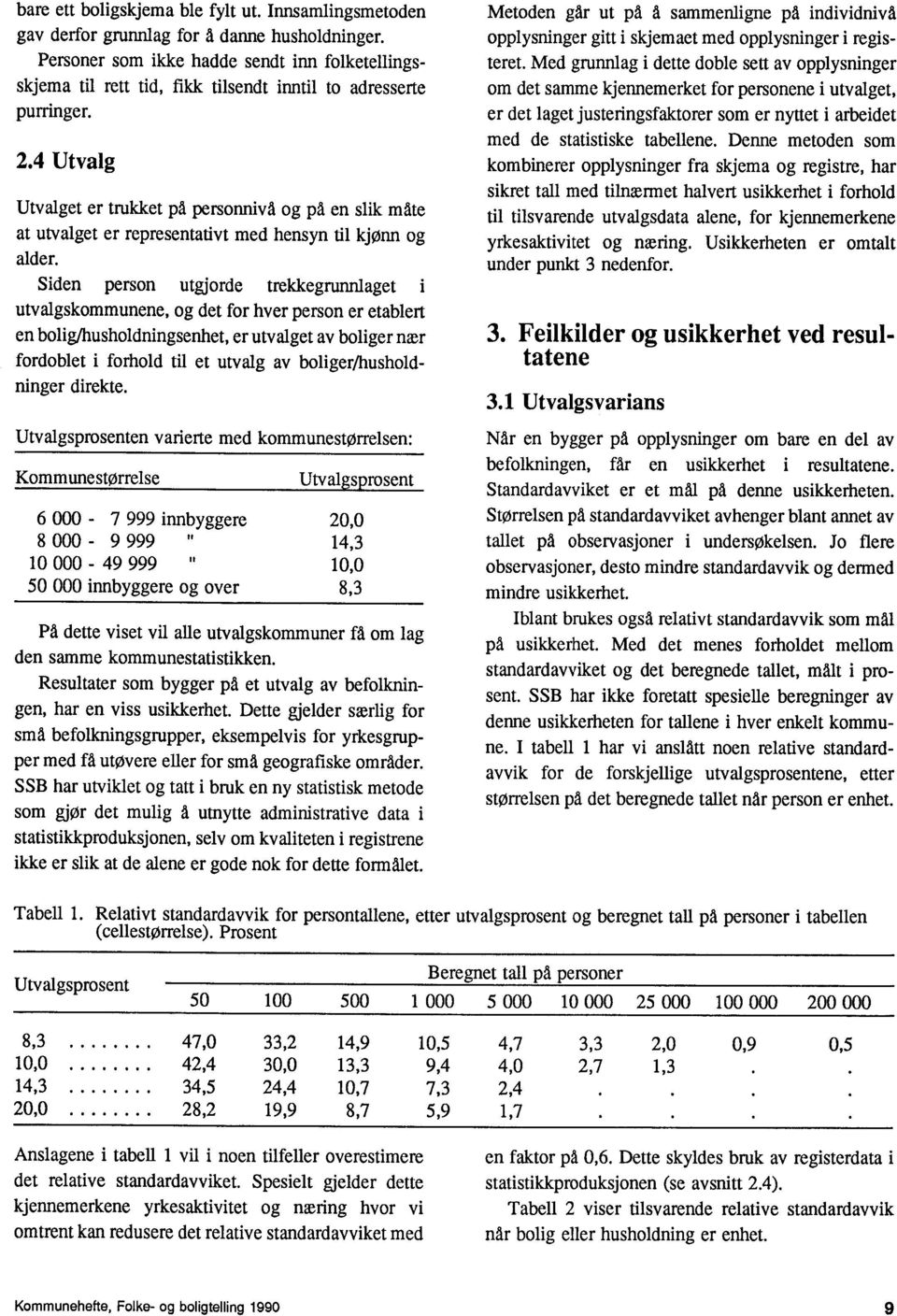 4 Utvalg Utvalget er trukket pa personnivå og pd en slik måte at utvalget er representativt med hensyn til kjønn og alder.