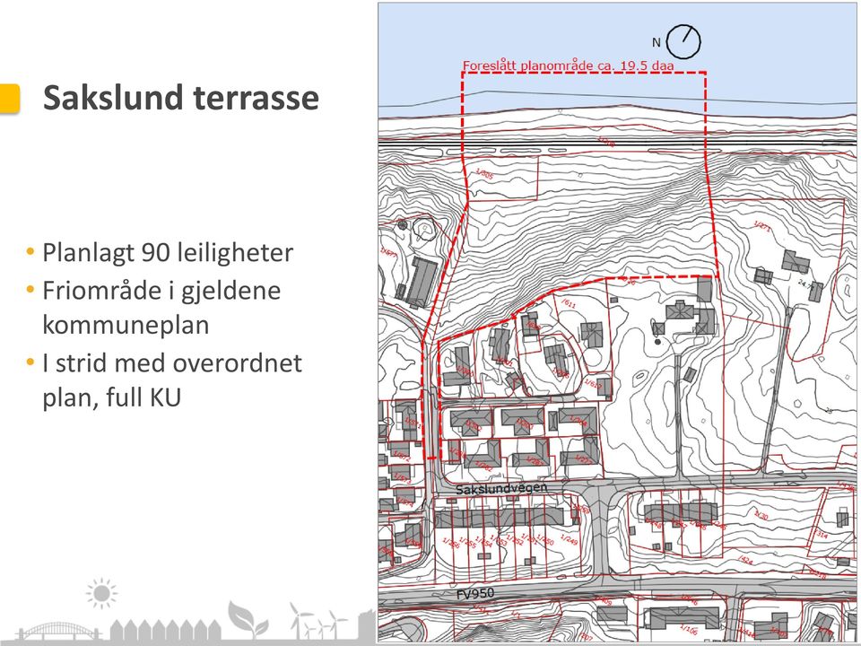 gjeldene kommuneplan I strid