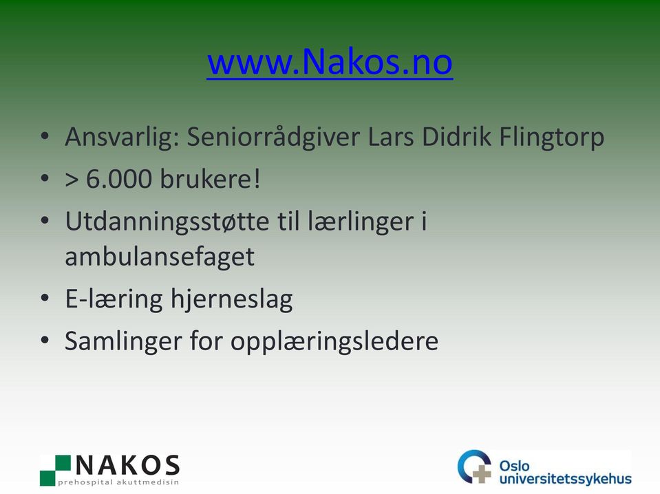 Flingtorp > 6.000 brukere!