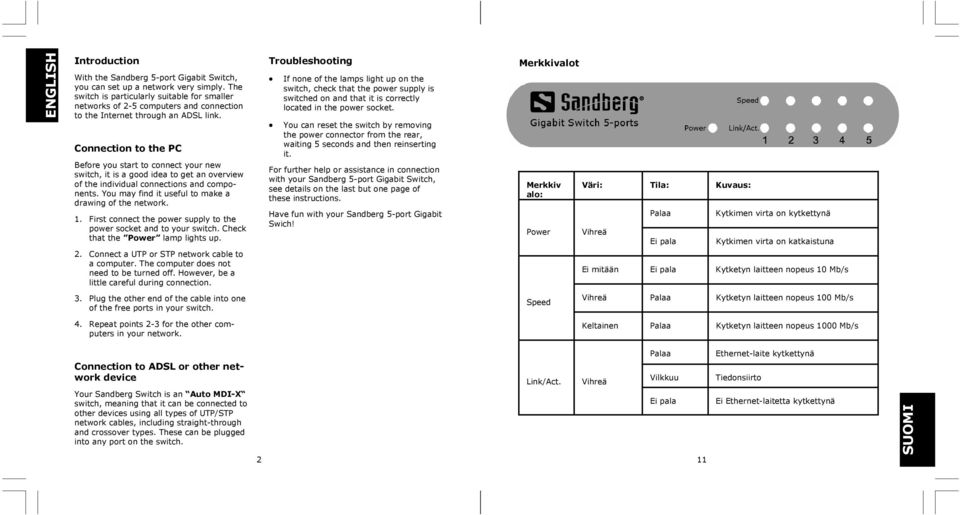 Connection to the PC Before you start to connect your new switch, it is a good idea to get an overview of the individual connections and components.