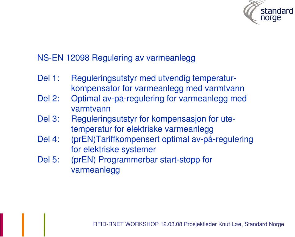 med varmtvann Reguleringsutstyr for kompensasjon for utetemperatur for elektriske varmeanlegg