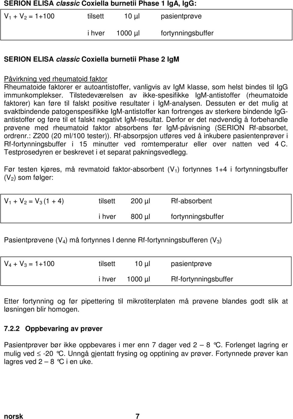 doc @ 33081 @ SERION ELISA classic Coxiella burnetii Phase 2 IgM Pos: Dokumente/Testdurchführung/Probenverdünnung: Nachweis) 18 /Arbeitsanleitungen @ 9\mod_1316422765852_32798.