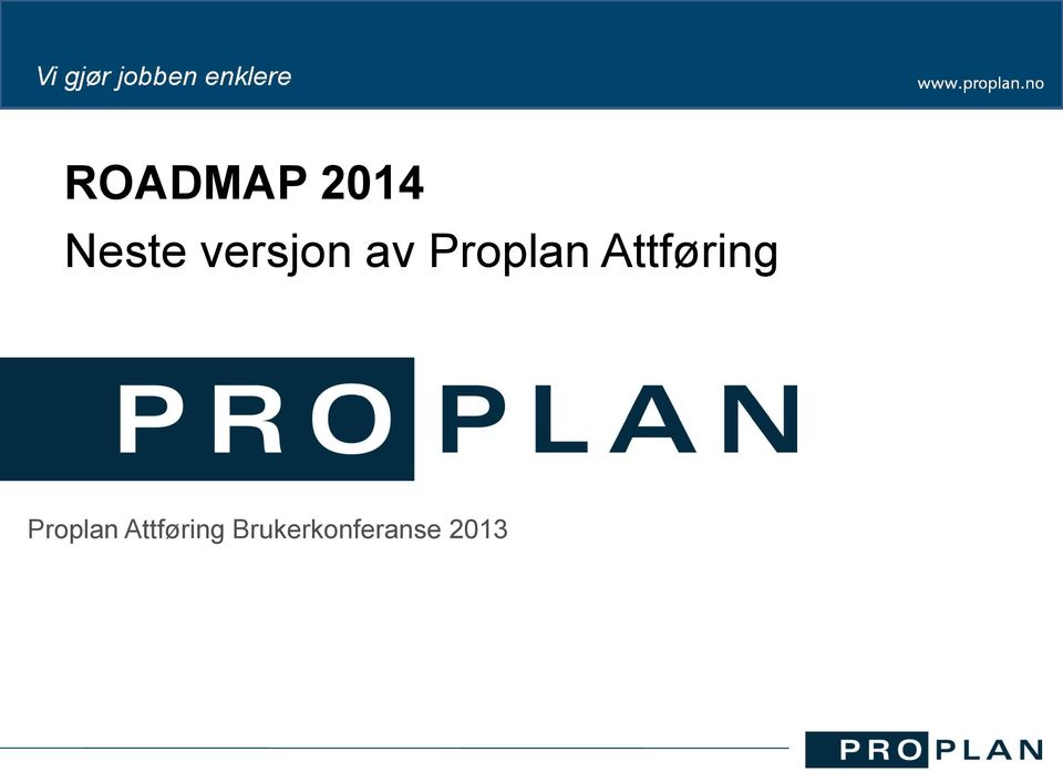 Attføring Proplan