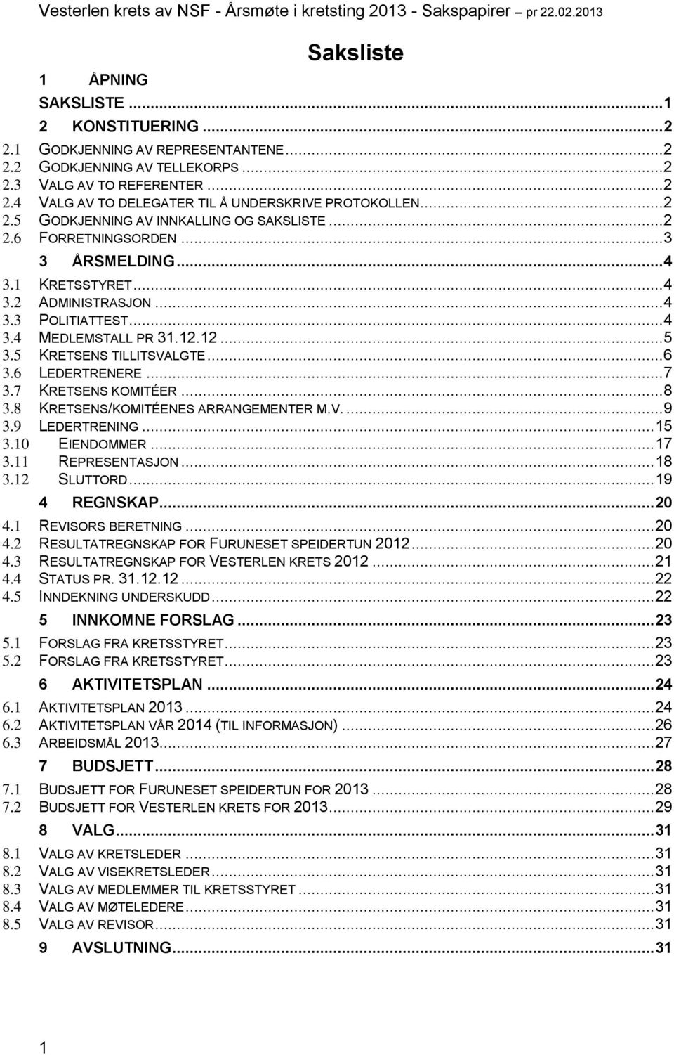 5 KRETSENS TILLITSVALGTE... 6 3.6 LEDERTRENERE... 7 3.7 KRETSENS KOMITÉER... 8 3.8 KRETSENS/KOMITÉENES ARRANGEMENTER M.V.... 9 3.9 LEDERTRENING... 15 3.10 EIENDOMMER... 17 3.11 REPRESENTASJON... 18 3.