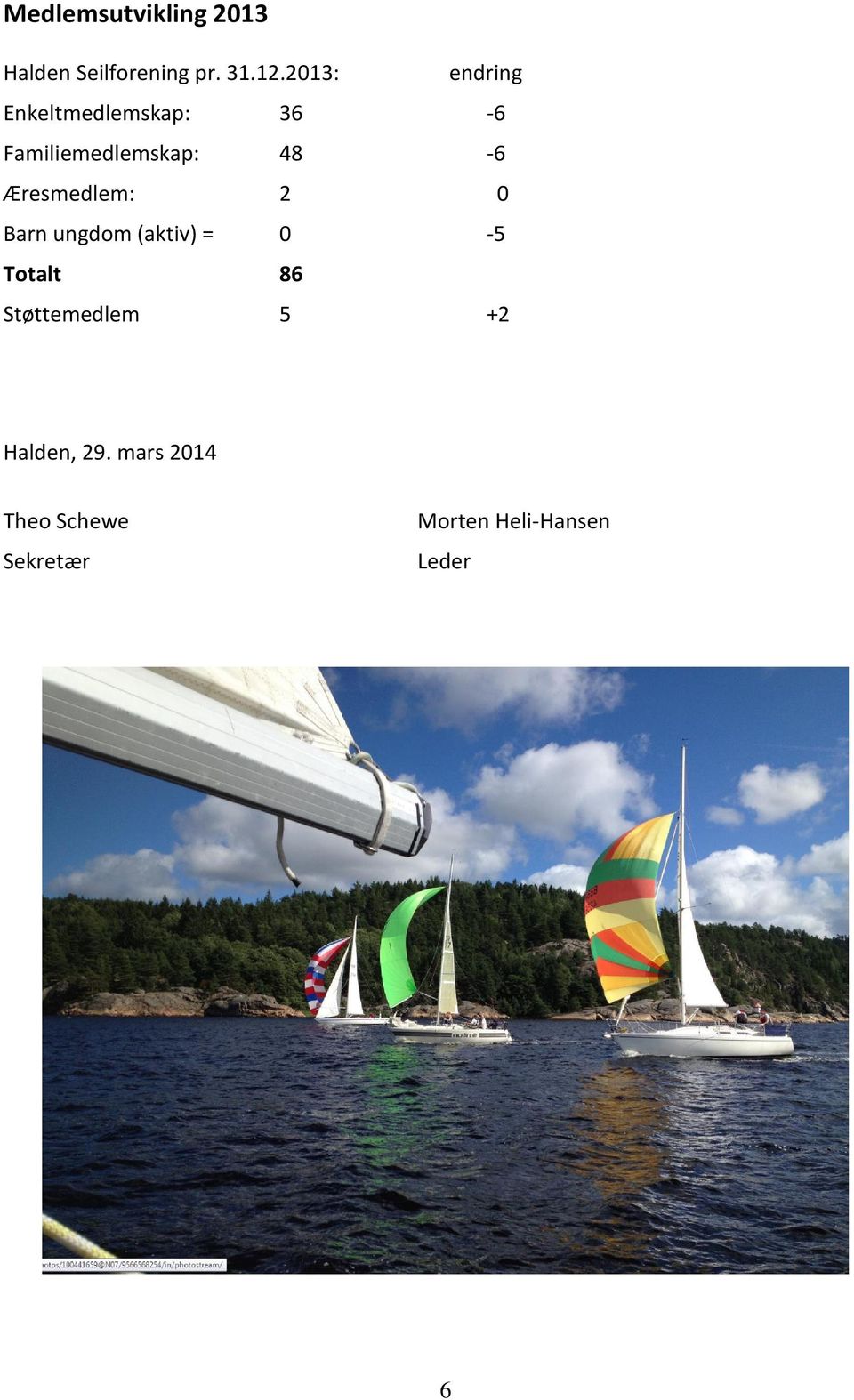 Æresmedlem: 2 0 Barn ungdom (aktiv) = 0-5 Totalt 86