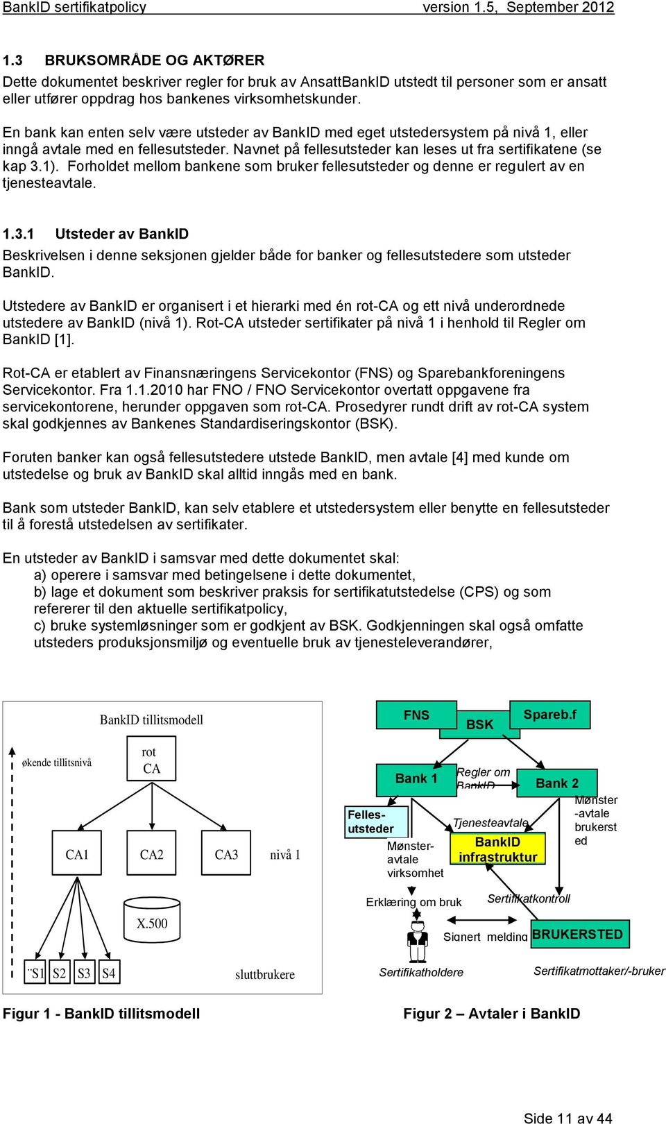 Forholdet mellom bankene som bruker fellesutsteder og denne er regulert av en tjenesteavtale. 1.3.