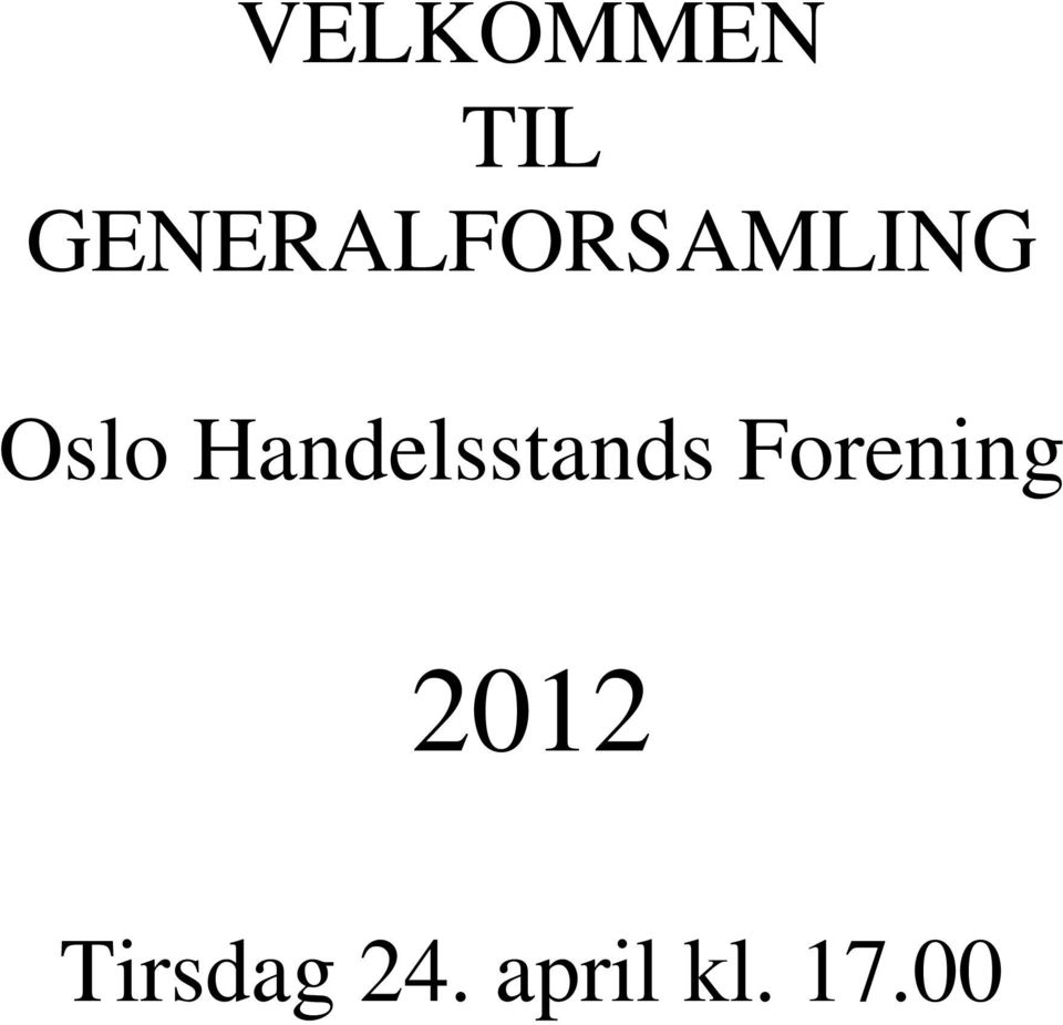 Handelsstands Forening