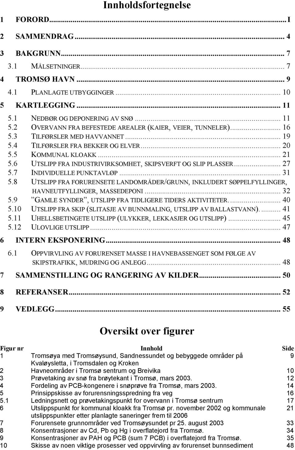 .. 21 5.6 UTSLIPP FRA INDUSTRIVIRKSOMHET, SKIPSVERFT OG SLIP PLASSER... 27 5.7 INDIVIDUELLE PUNKTAVLØP... 31 5.