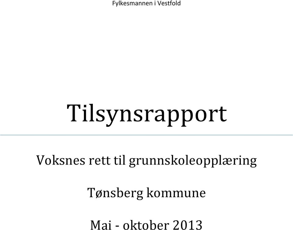 til grunnskoleopplæring