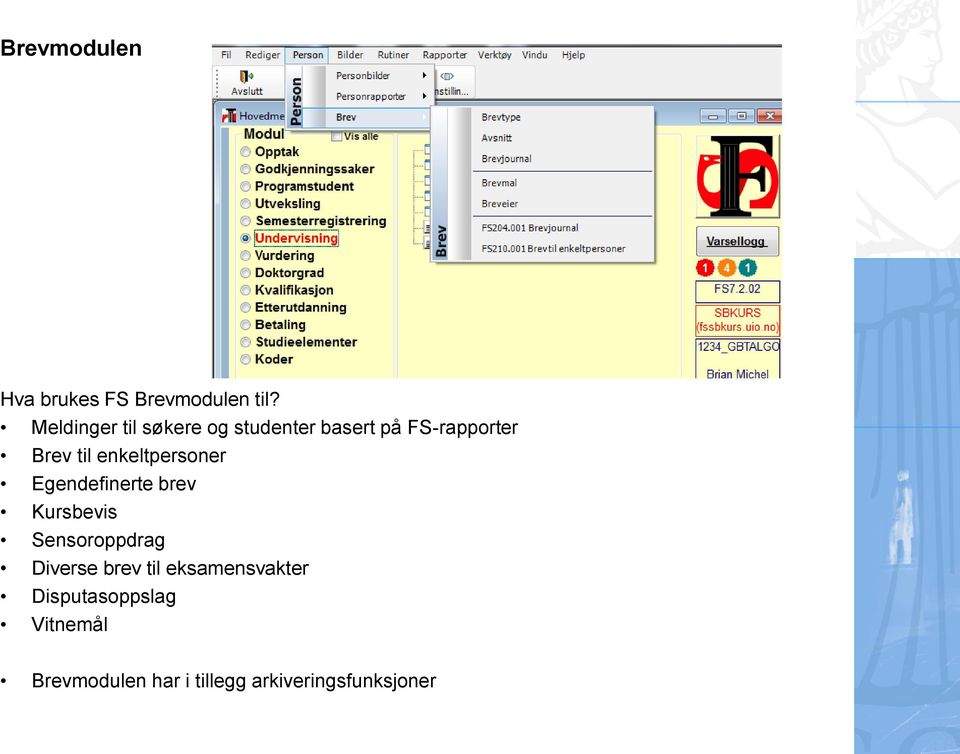 enkeltpersoner Egendefinerte brev Kursbevis Sensoroppdrag Diverse