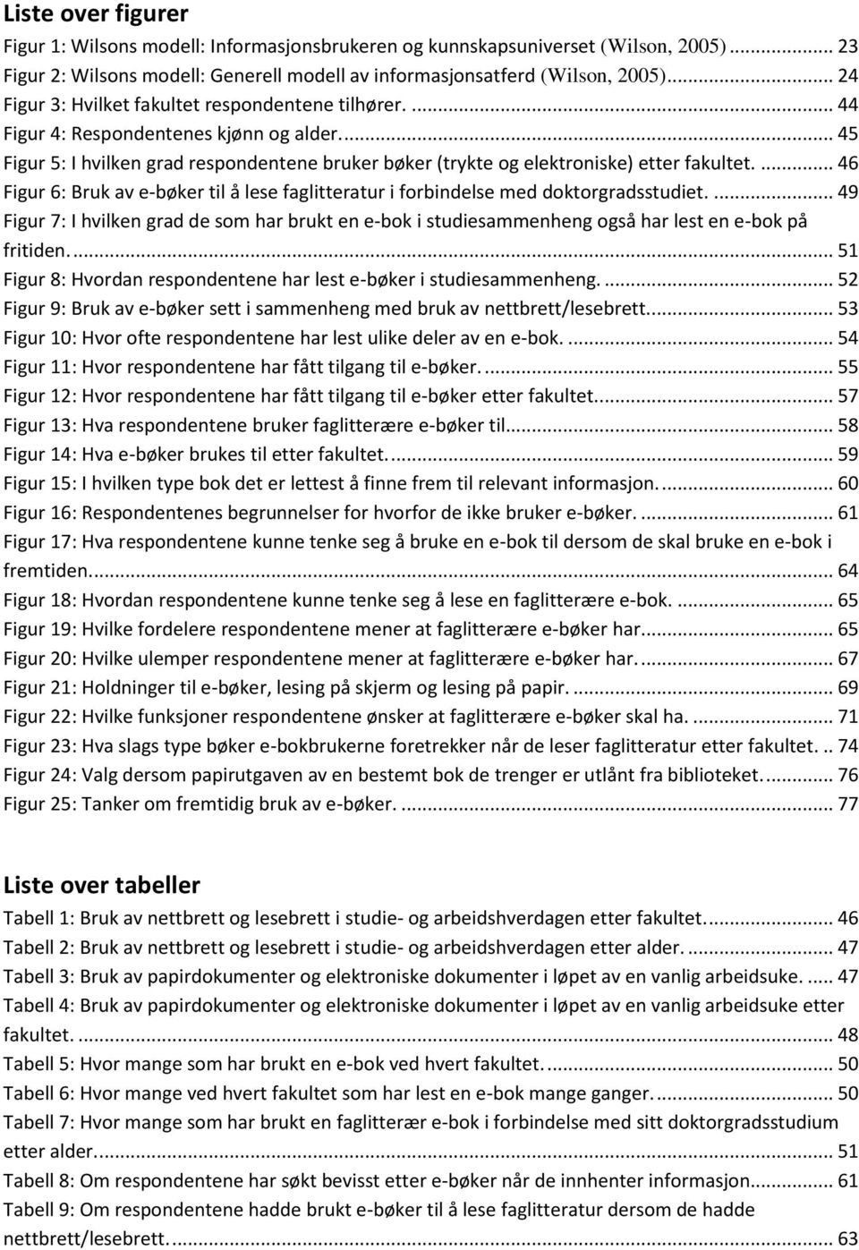 ... 46 Figur 6: Bruk av e-bøker til å lese faglitteratur i forbindelse med doktorgradsstudiet.