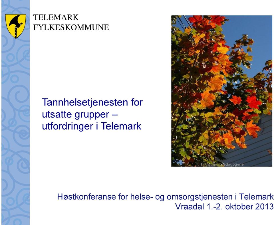 Telemark Høstkonferanse for helse- og
