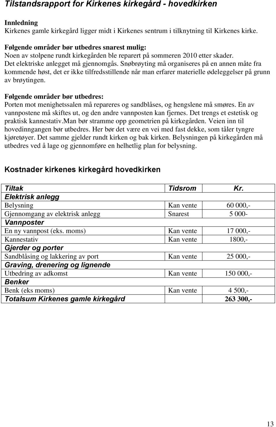 Snøbrøyting må organiseres på en annen måte fra kommende høst, det er ikke tilfredsstillende når man erfarer materielle ødeleggelser på grunn av brøytingen.