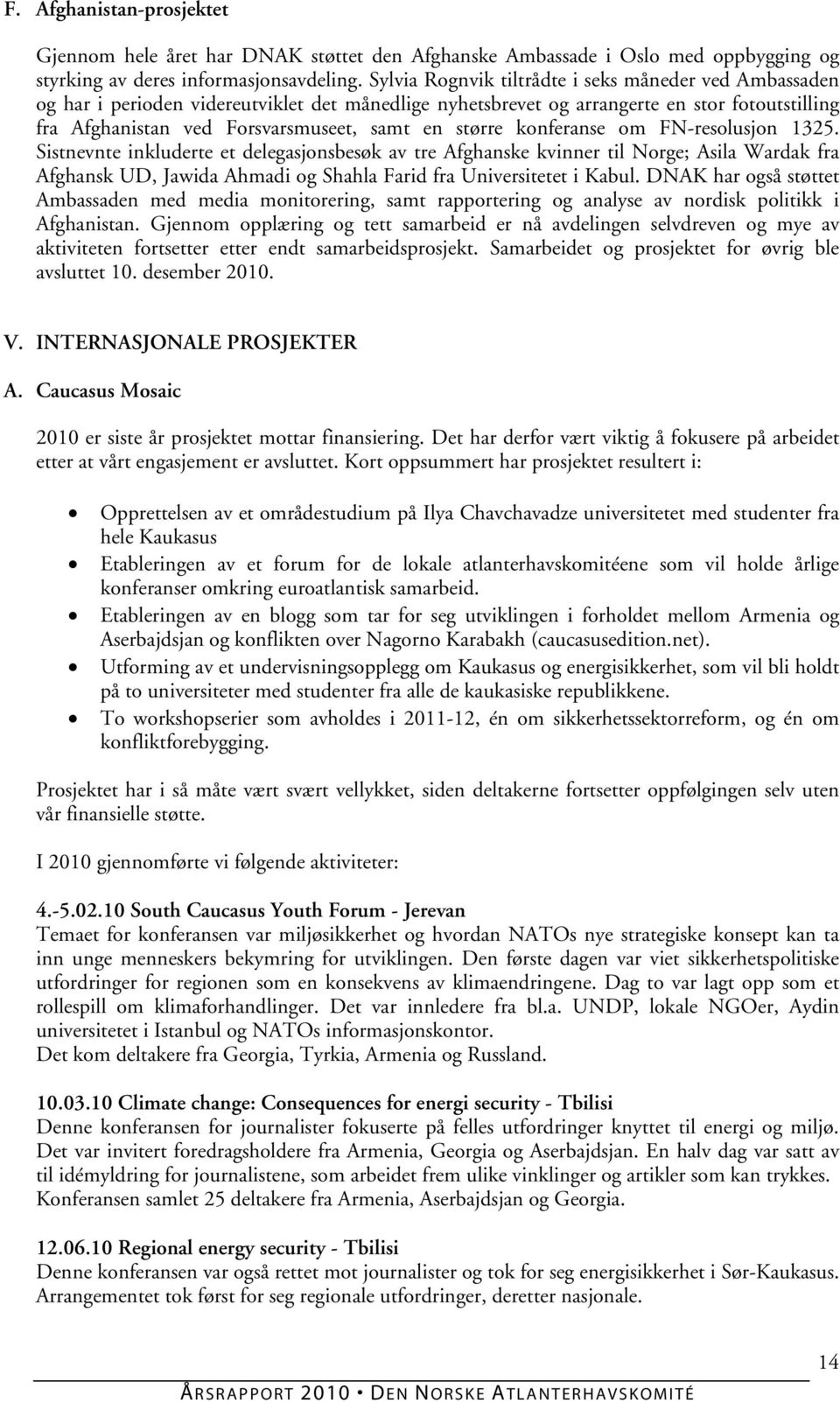 større konferanse om FN-resolusjon 1325.