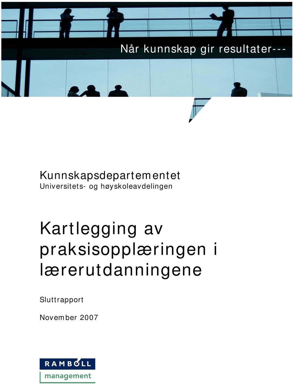 Kartlegging av praksisopplæringen i