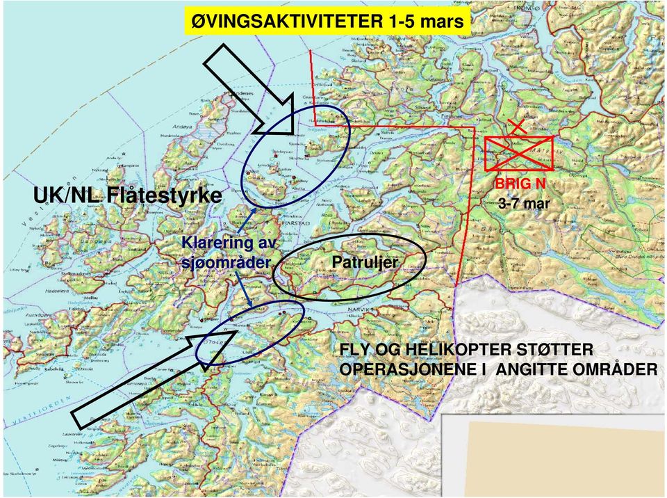 sjøområder Patruljer FLY OG