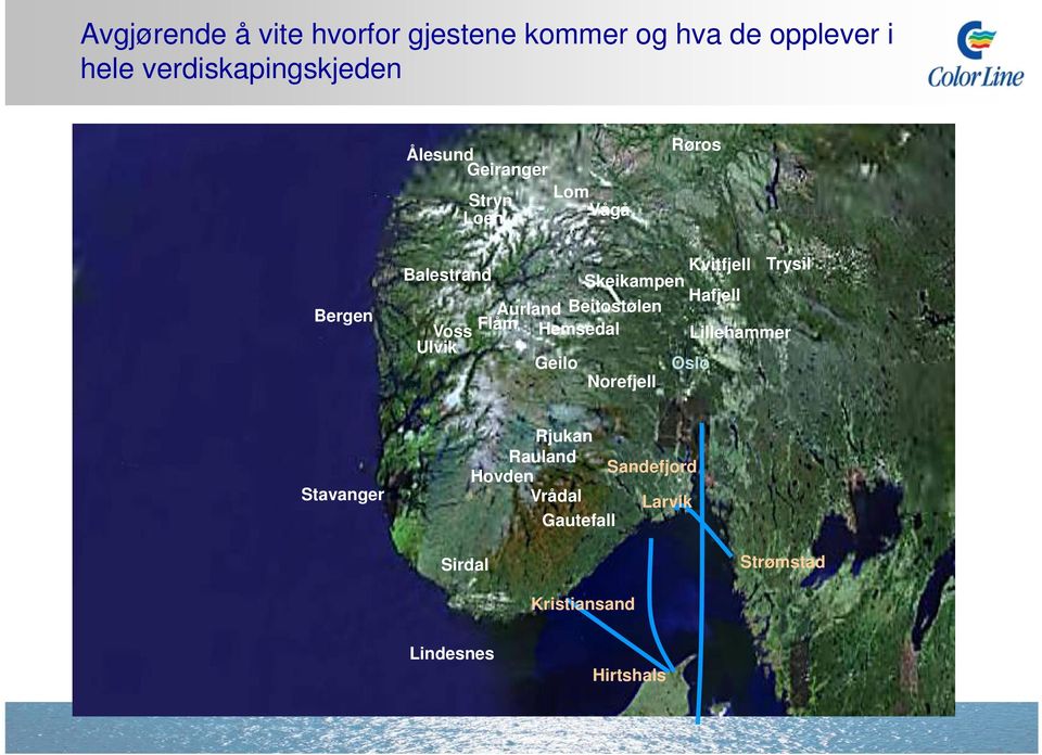 Hafjell Aurland Beitostølen Voss Flåm Hemsedal Lillehammer Ulvik Geilo Oslo Norefjell