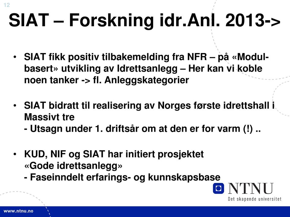 vi koble noen tanker -> fl.