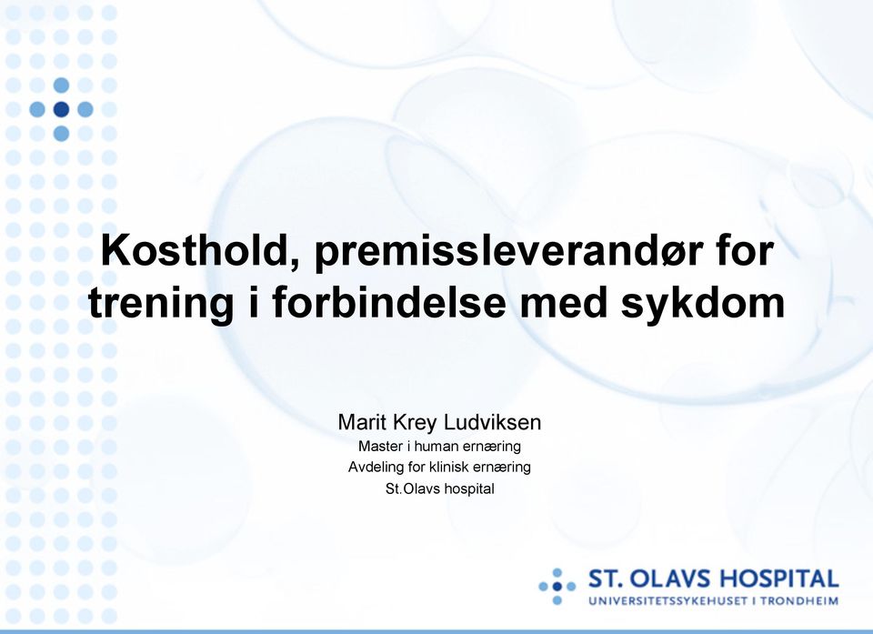 Ludviksen Master i human ernæring