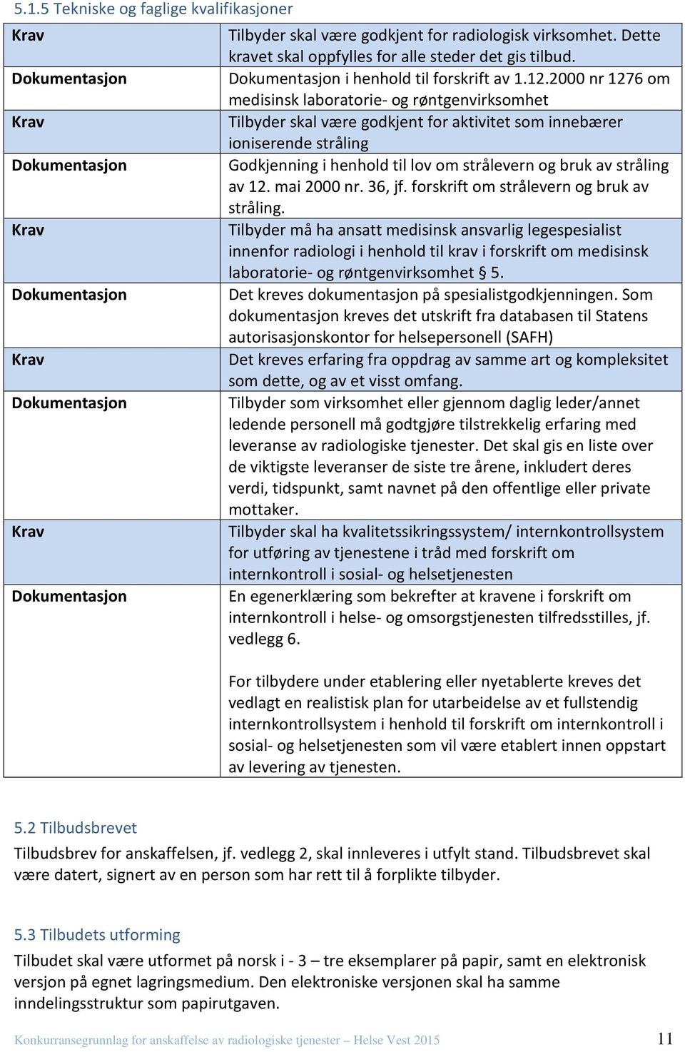 2000 nr 1276 om medisinsk laboratorie- og røntgenvirksomhet Tilbyder skal være godkjent for aktivitet som innebærer ioniserende stråling Godkjenning i henhold til lov om strålevern og bruk av