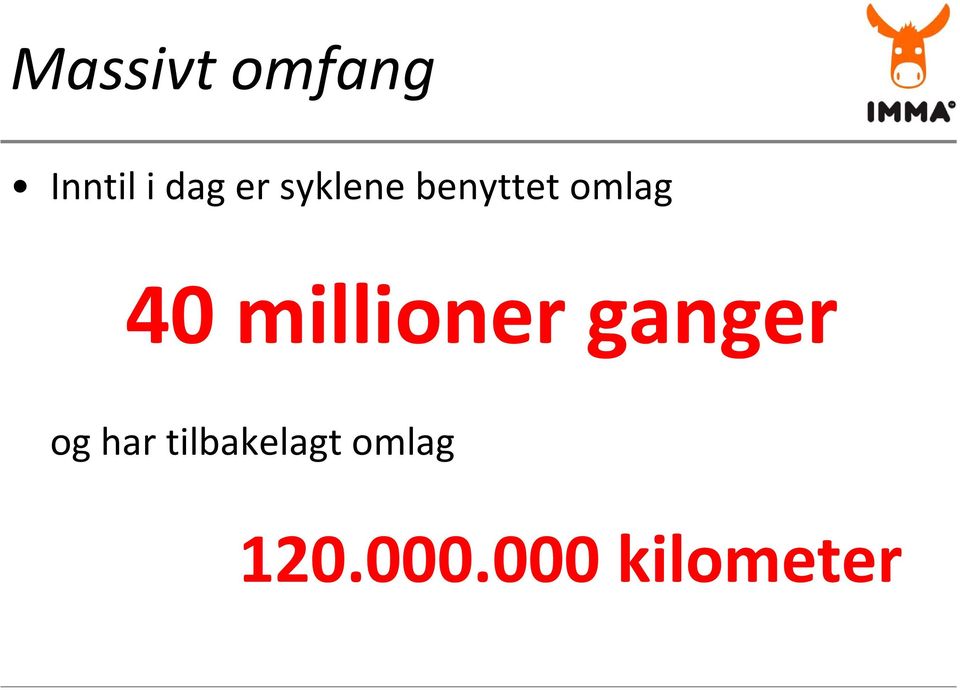 millioner ganger og har