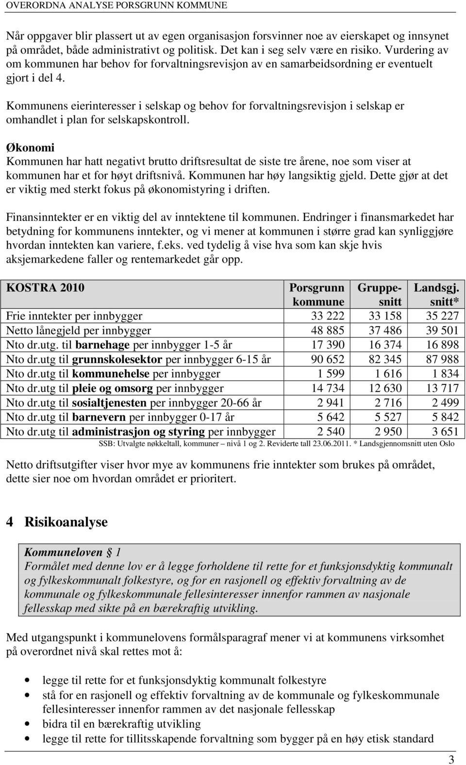 Kommunens eierinteresser i selskap og behov for forvaltningsrevisjon i selskap er omhandlet i plan for selskapskontroll.