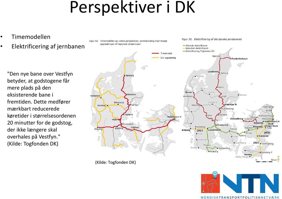 Dette medfører mærkbart reducerede køretider i størrelsesordenen 20 minutter for de