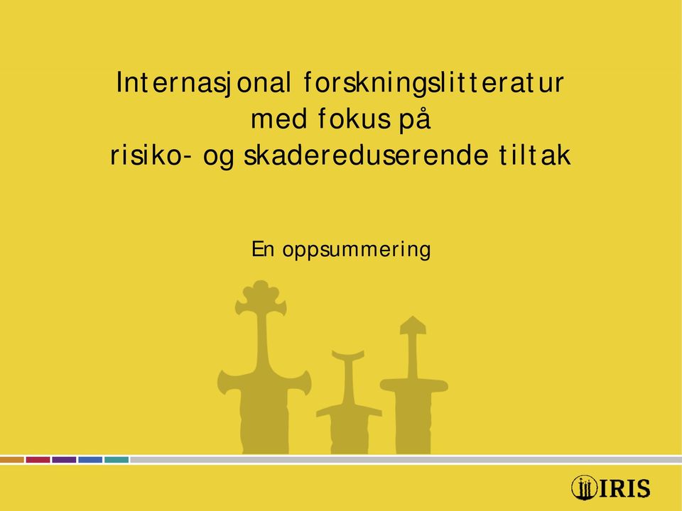 fokus på risiko- iik og