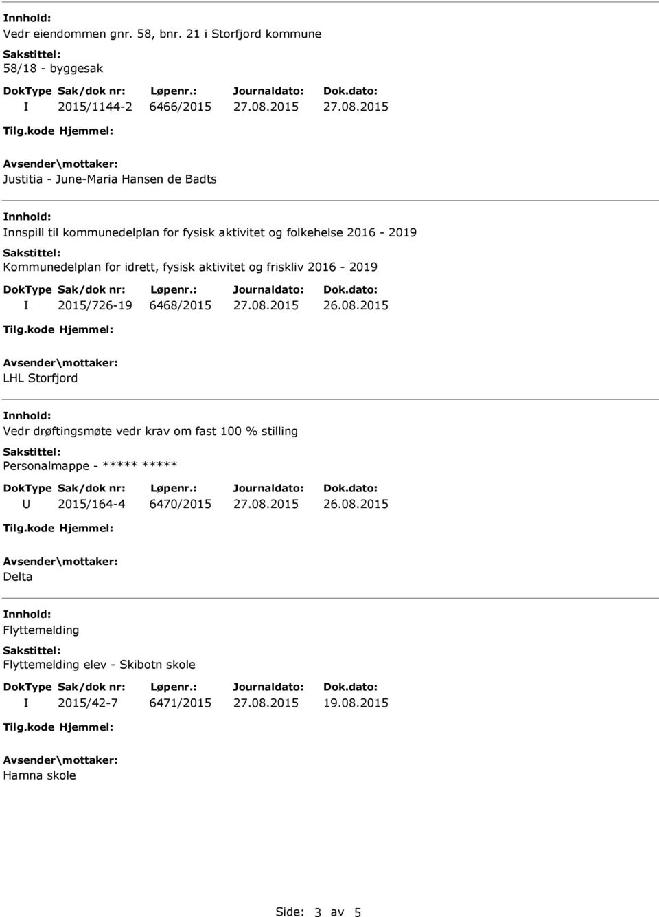 for fysisk aktivitet og folkehelse 2016-2019 Kommunedelplan for idrett, fysisk aktivitet og friskliv 2016-2019 2015/726-19