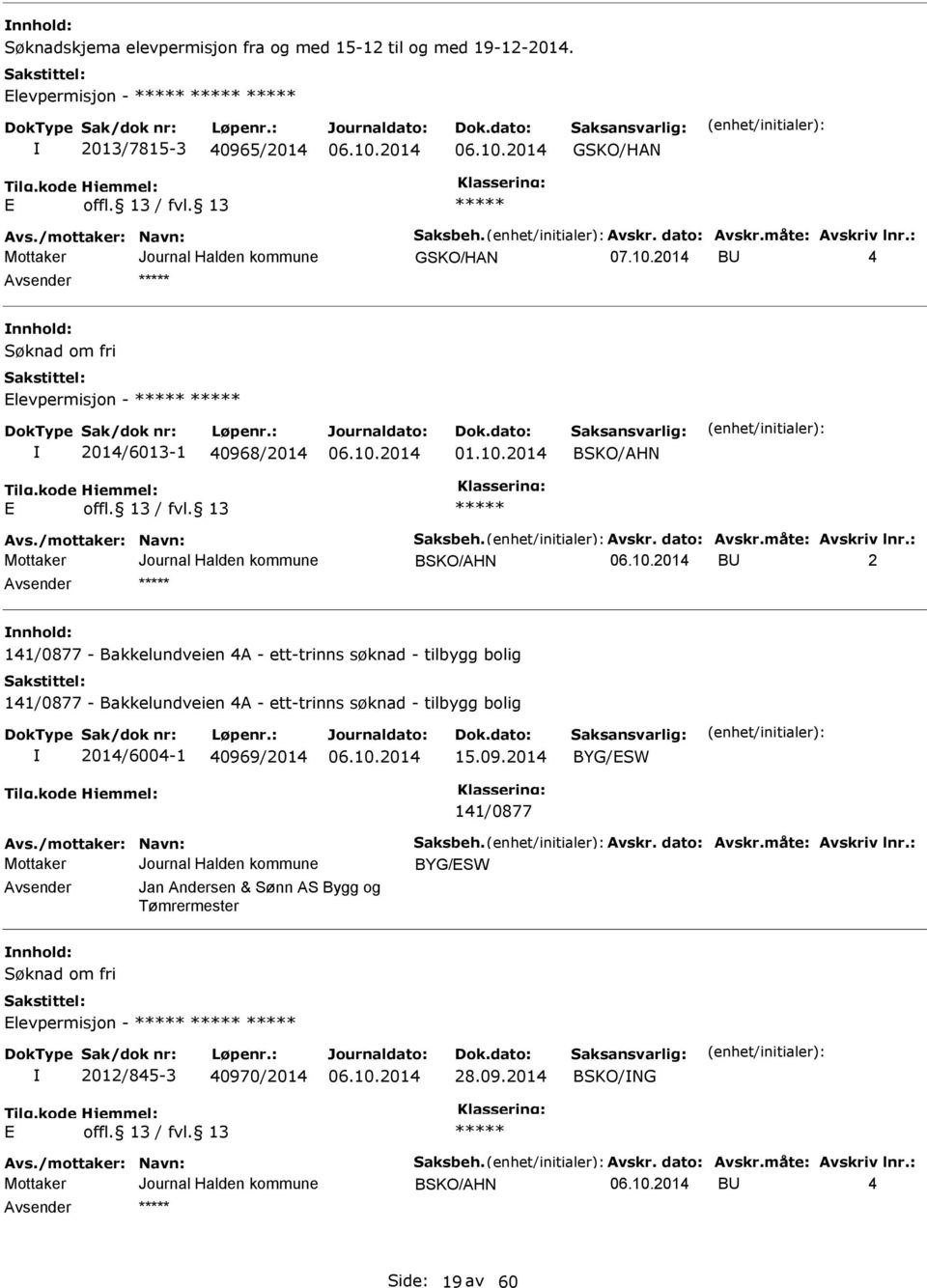 : BSKO/AHN BU 2 nnhold: 141/0877 - Bakkelundveien 4A - ett-trinns søknad - tilbygg bolig 141/0877 - Bakkelundveien 4A - ett-trinns søknad - tilbygg bolig 2014/6004-1 40969/2014 15.09.2014 141/0877 Avs.