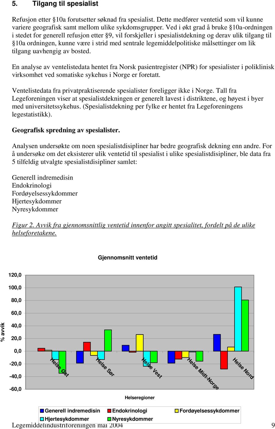 legemiddelpolitiske målsettinger om lik tilgang uavhengig av bosted.