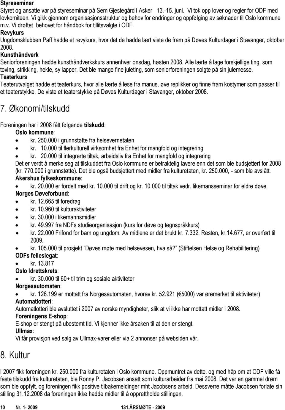 Revykurs Ungdomsklubben Paff hadde et revykurs, hvor det de hadde lært viste de fram på Døves Kulturdager i Stavanger, oktober 2008.