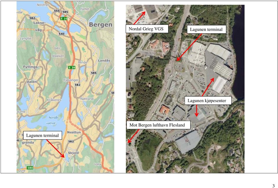 kjøpesenter Mot Bergen