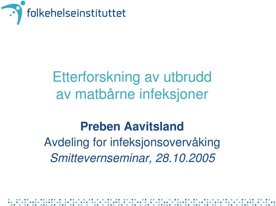 Aavitsland Avdeling for