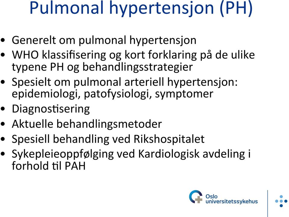 hypertensjon: epidemiologi, patofysiologi, symptomer DiagnosUsering Aktuelle