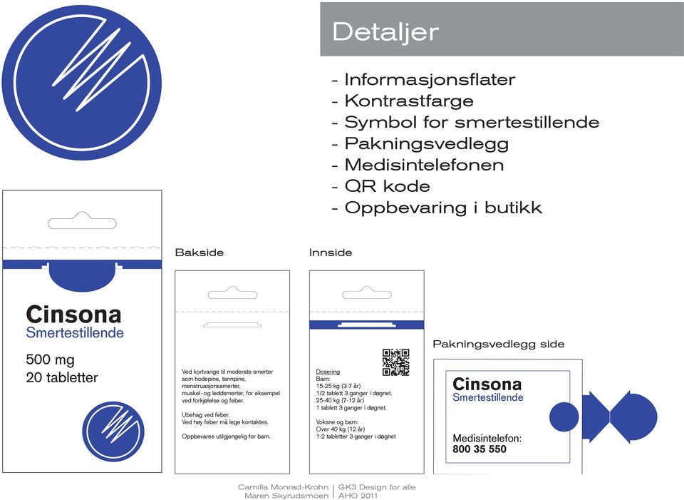 og feber. Ubehag ved feber. Ved høy feber må lege kontaktes. Oppbevares utilgjengelig for barn. Dosering Barn: 15-25 kg (3-7 år) 1/2 tablett 3 ganger i døgnet.