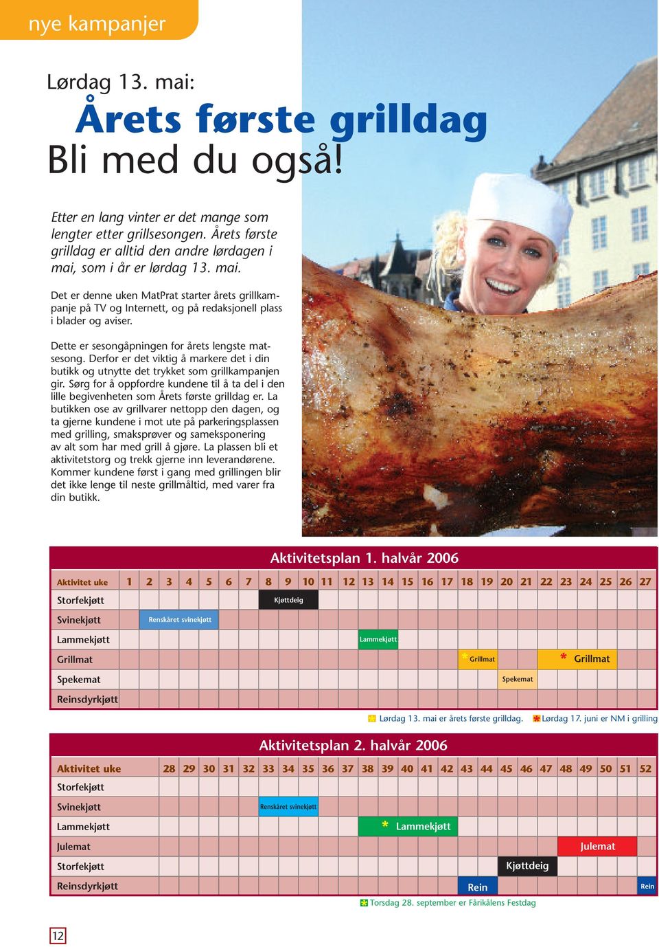 Dette er sesongåpningen for årets lengste matsesong. Derfor er det viktig å markere det i din butikk og utnytte det trykket som grilln gir.