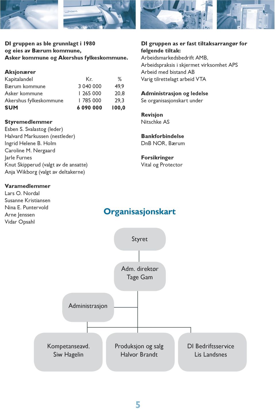 Svalastog (leder) Halvard Markussen (nestleder) Ingrid Helene B. Holm Caroline M.