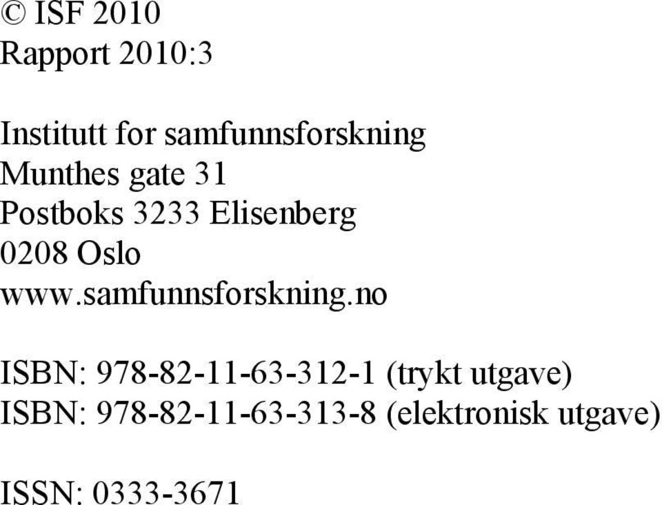 samfunnsforskning.